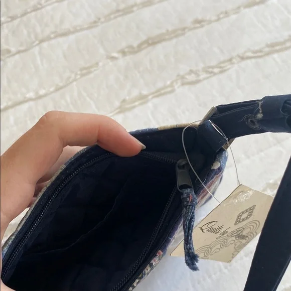 NWT Handmade Quilted Patchwork Shoulder Bag - Picture 5 of 10